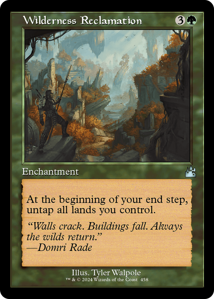 Wilderness Reclamation [Ravnica Remastered] MTG Single Magic: The Gathering  | Multizone: Comics And Games