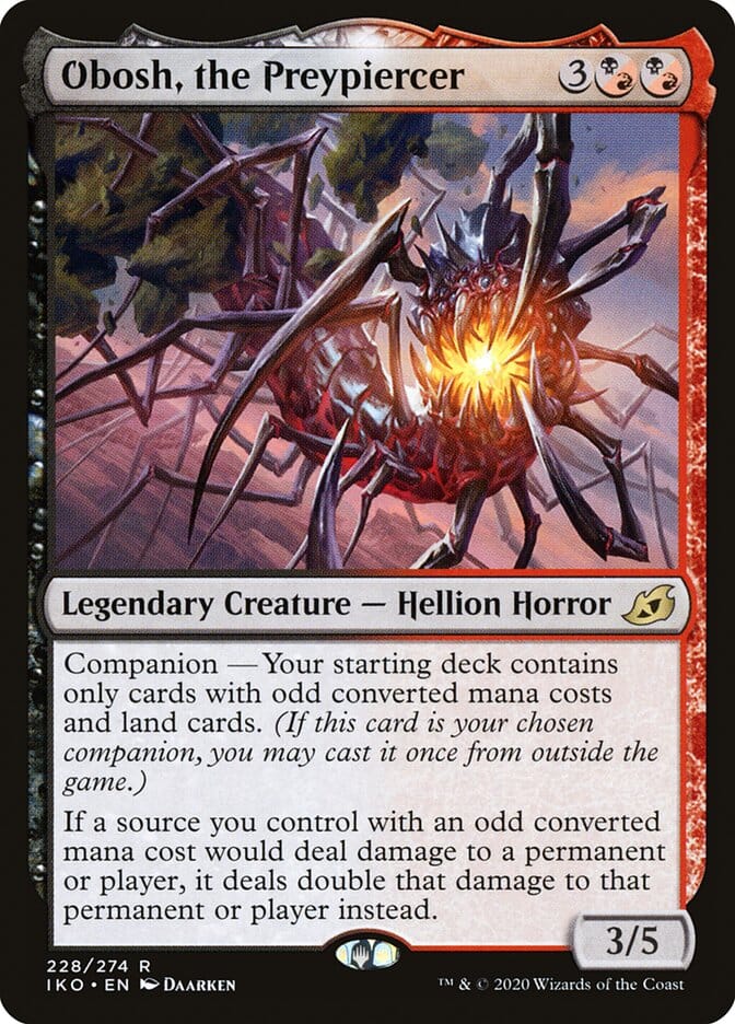 Obosh, the Preypiercer [Ikoria: Lair of Behemoths] MTG Single Magic: The Gathering  | Multizone: Comics And Games