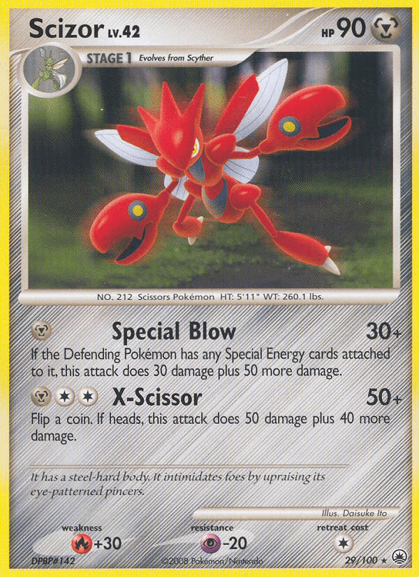 Scizor (29/100) [Diamond & Pearl: Majestic Dawn] Pokemon Single Pokémon  | Multizone: Comics And Games