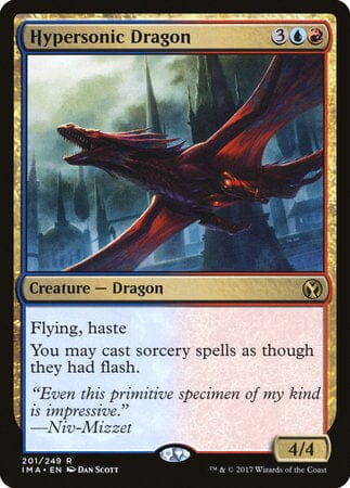 Hypersonic Dragon [Iconic Masters] MTG Single Magic: The Gathering  | Multizone: Comics And Games