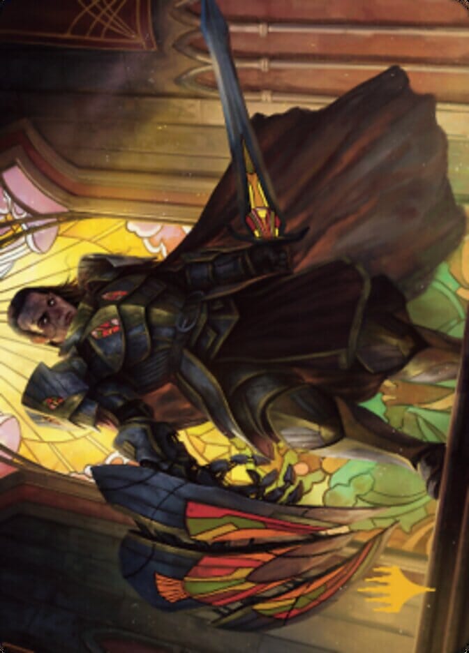 Benalish Sleeper Art Card (Gold-Stamped Signature) [Dominaria United Art Series] MTG Single Magic: The Gathering  | Multizone: Comics And Games
