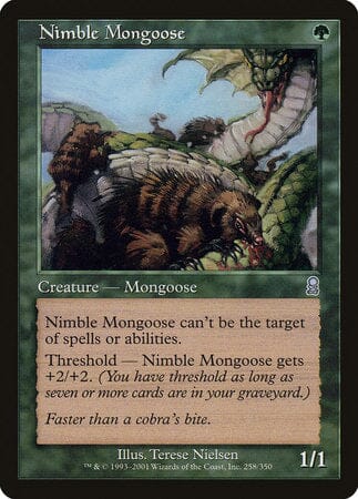 Nimble Mongoose [Odyssey] MTG Single Magic: The Gathering  | Multizone: Comics And Games