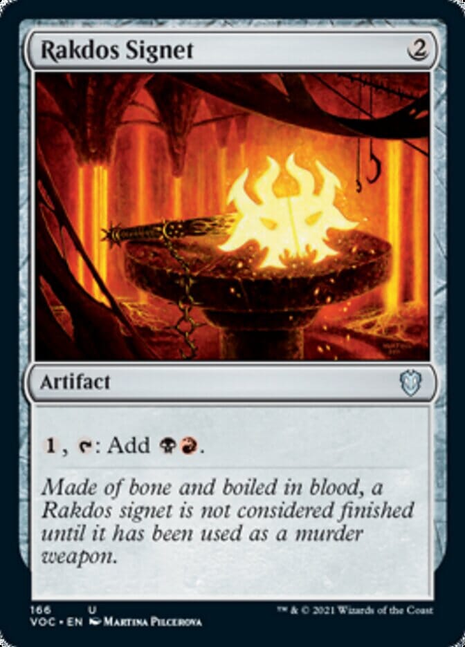 Rakdos Signet [Innistrad: Crimson Vow Commander] MTG Single Magic: The Gathering  | Multizone: Comics And Games