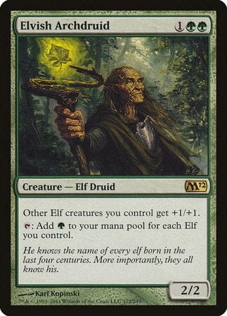 Elvish Archdruid [Magic 2012] MTG Single Magic: The Gathering  | Multizone: Comics And Games