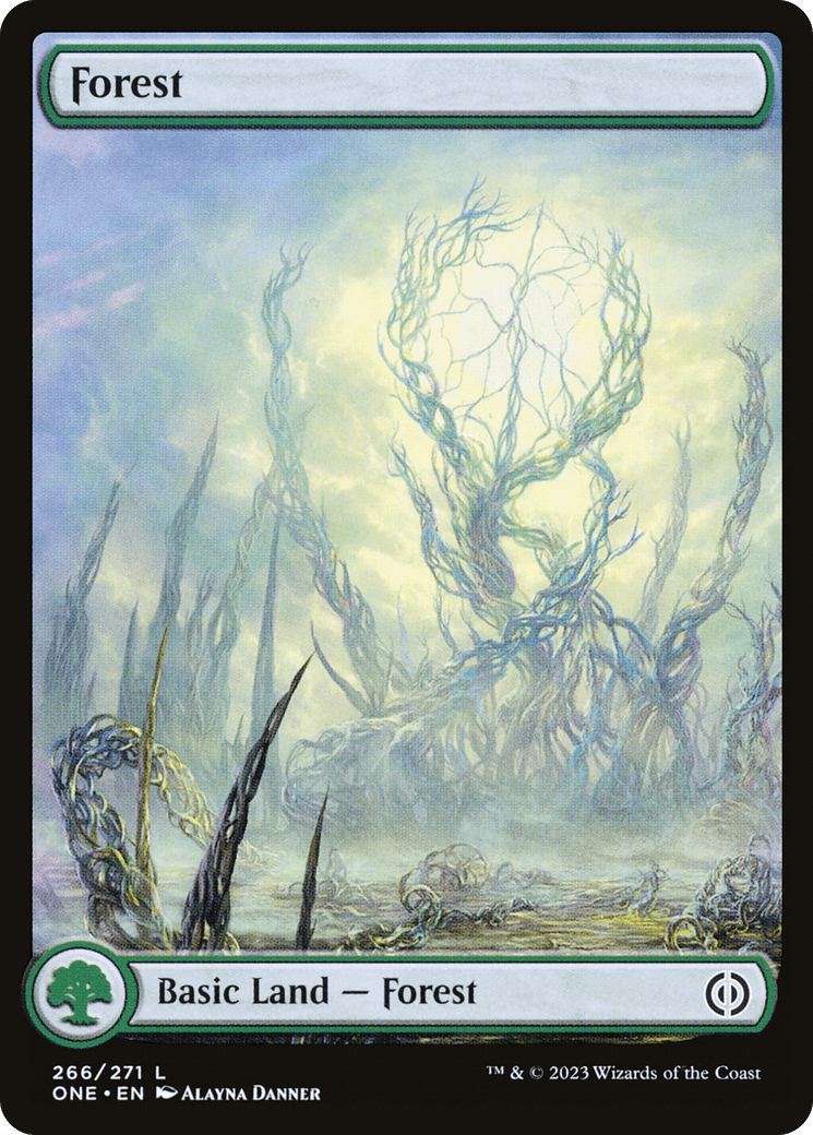 Forest (266) (Full-Art) [Phyrexia: All Will Be One] MTG Single Magic: The Gathering  | Multizone: Comics And Games