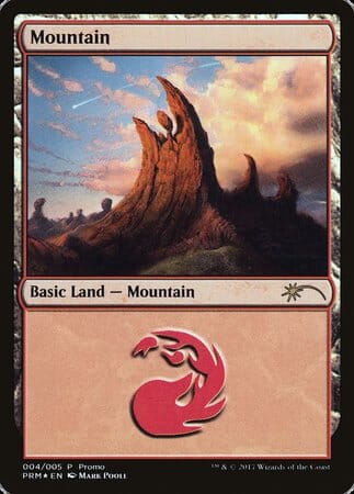 Mountain (2017 Gift Pack - Poole) [2017 Gift Pack] MTG Single Magic: The Gathering  | Multizone: Comics And Games