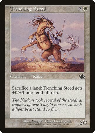 Trenching Steed [Prophecy] MTG Single Magic: The Gathering  | Multizone: Comics And Games