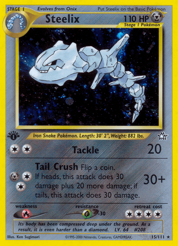 Steelix (15/111) [Neo Genesis 1st Edition] Pokemon Single Pokémon  | Multizone: Comics And Games