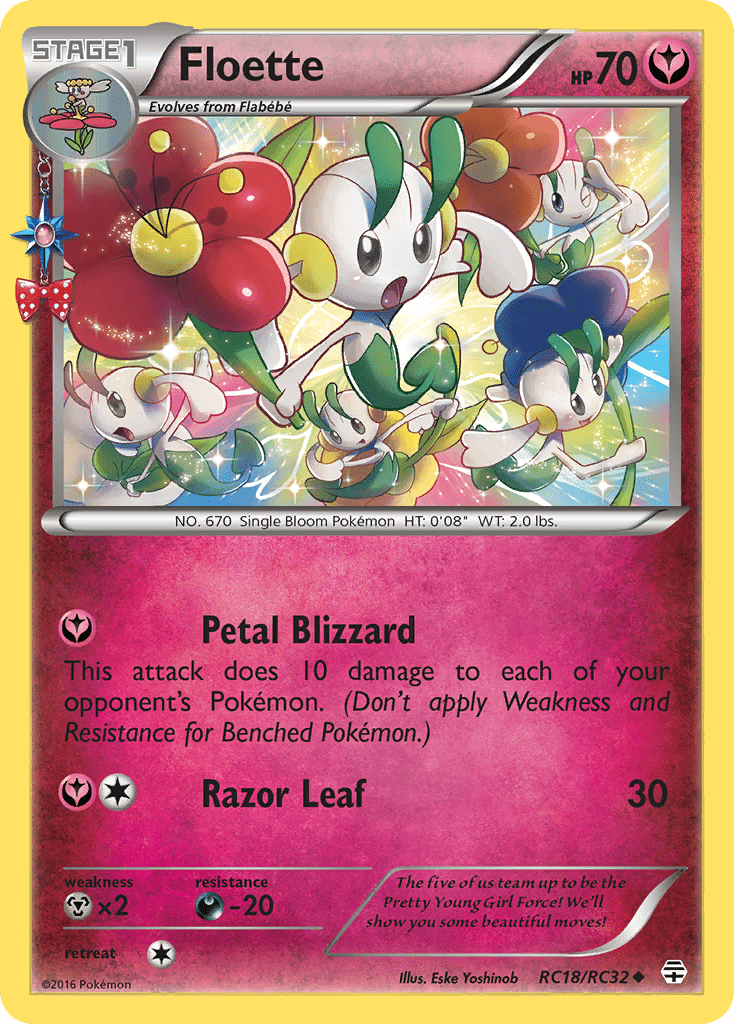 Floette (RC18/RC32) [XY: Generations] Pokemon Single Pokémon  | Multizone: Comics And Games
