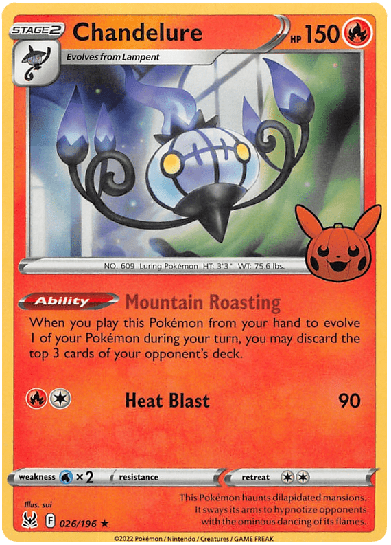 Chandelure (026/196) [Trick or Trade 2023] Pokemon Single Pokémon  | Multizone: Comics And Games