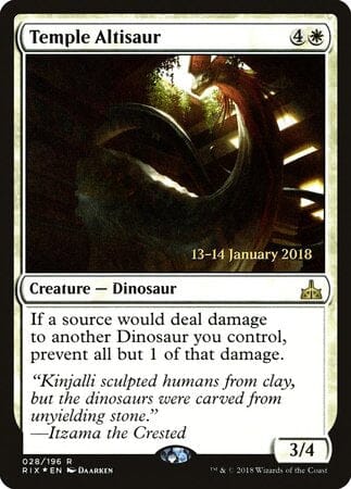 Temple Altisaur [Rivals of Ixalan Promos] MTG Single Magic: The Gathering  | Multizone: Comics And Games