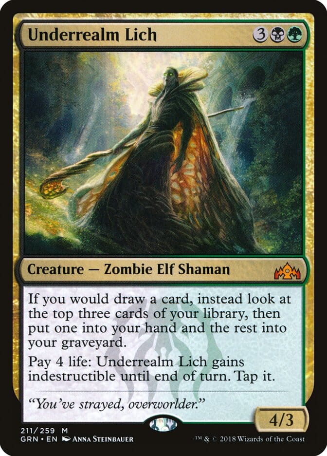 Underrealm Lich [Guilds of Ravnica] MTG Single Magic: The Gathering  | Multizone: Comics And Games