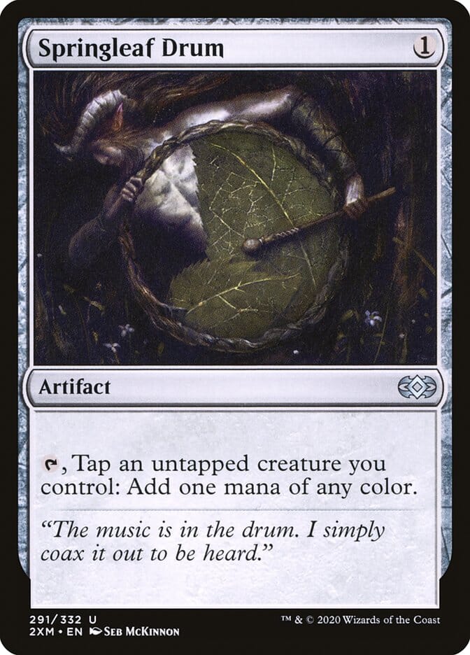 Springleaf Drum [Double Masters] MTG Single Magic: The Gathering  | Multizone: Comics And Games