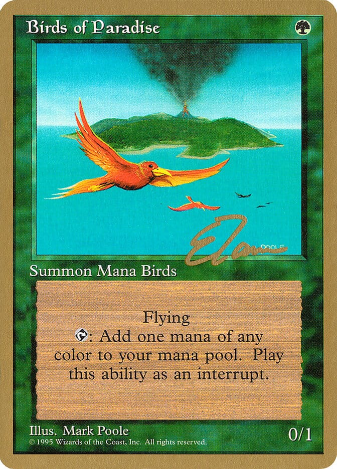 Birds of Paradise (Eric Tam) [Pro Tour Collector Set] MTG Single Magic: The Gathering  | Multizone: Comics And Games