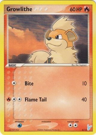 Growlithe (4/12) [EX: Trainer Kit 2 - Minun] Pokemon Single Pokémon  | Multizone: Comics And Games