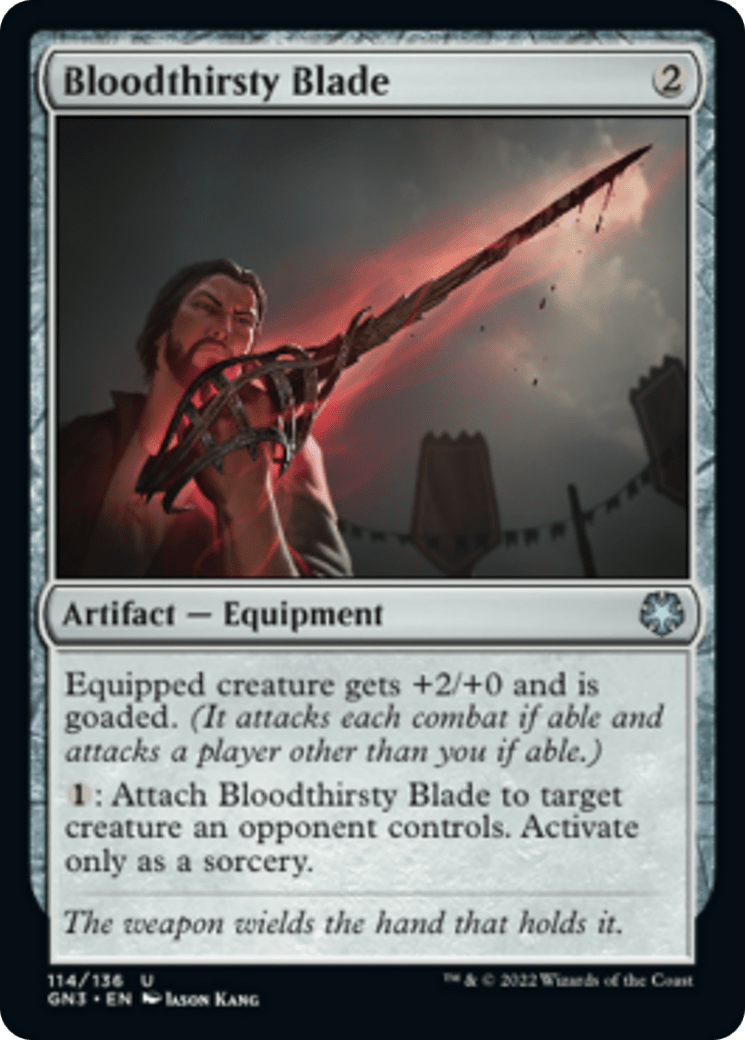Bloodthirsty Blade [Game Night: Free-for-All] MTG Single Magic: The Gathering  | Multizone: Comics And Games
