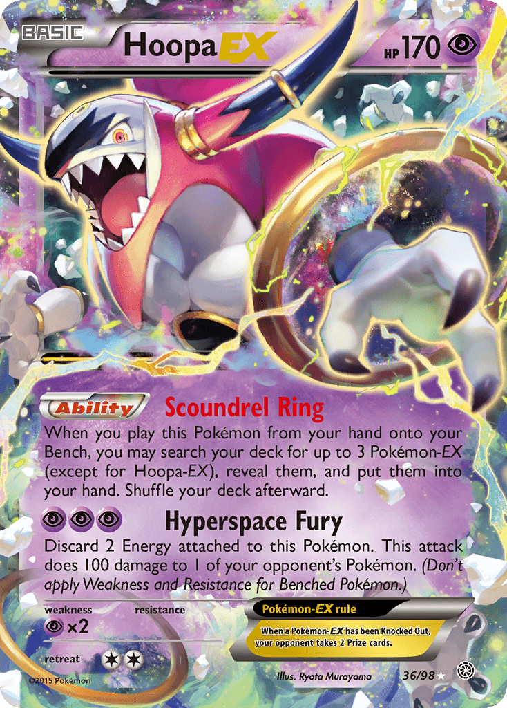 Hoopa EX (36/98) [XY: Ancient Origins] Pokemon Single Pokémon  | Multizone: Comics And Games