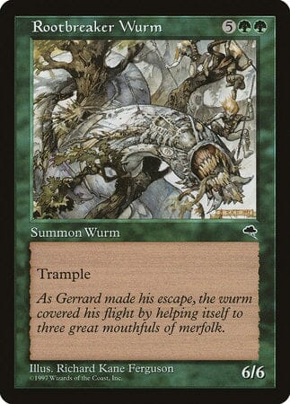 Rootbreaker Wurm [Tempest] MTG Single Magic: The Gathering  | Multizone: Comics And Games