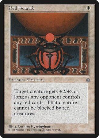 Red Scarab [Ice Age] MTG Single Magic: The Gathering  | Multizone: Comics And Games