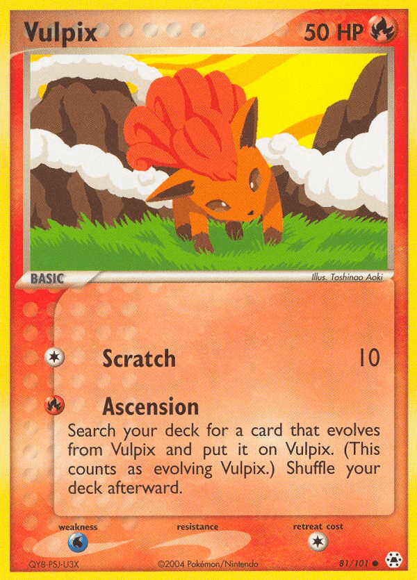 Vulpix (81/101) [EX: Hidden Legends] Pokemon Single Pokémon  | Multizone: Comics And Games