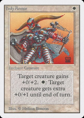 Holy Armor [Unlimited Edition] MTG Single Magic: The Gathering  | Multizone: Comics And Games