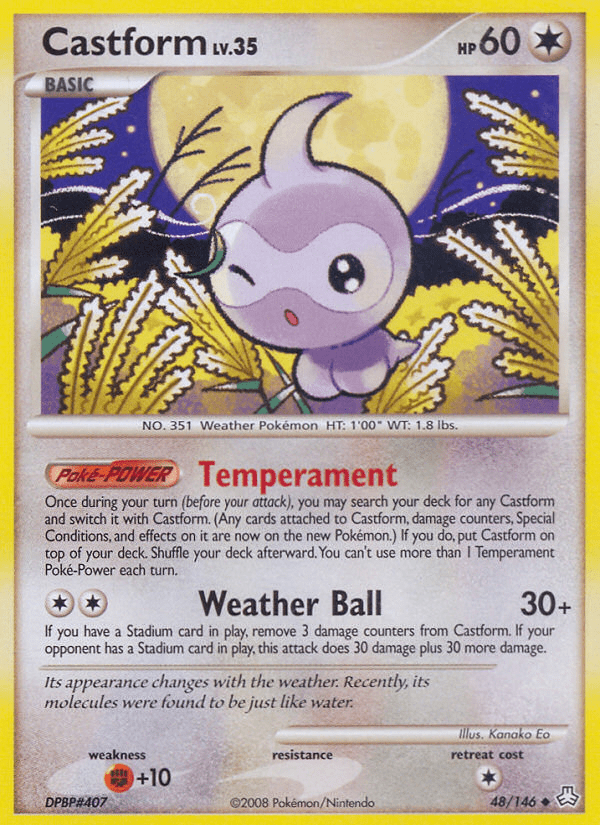 Castform (48/146) [Diamond & Pearl: Legends Awakened] Pokemon Single Pokémon  | Multizone: Comics And Games