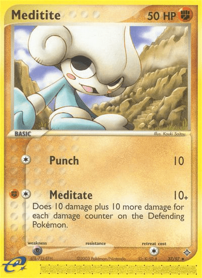 Meditite (37/97) [EX: Dragon] Pokemon Single Pokémon  | Multizone: Comics And Games