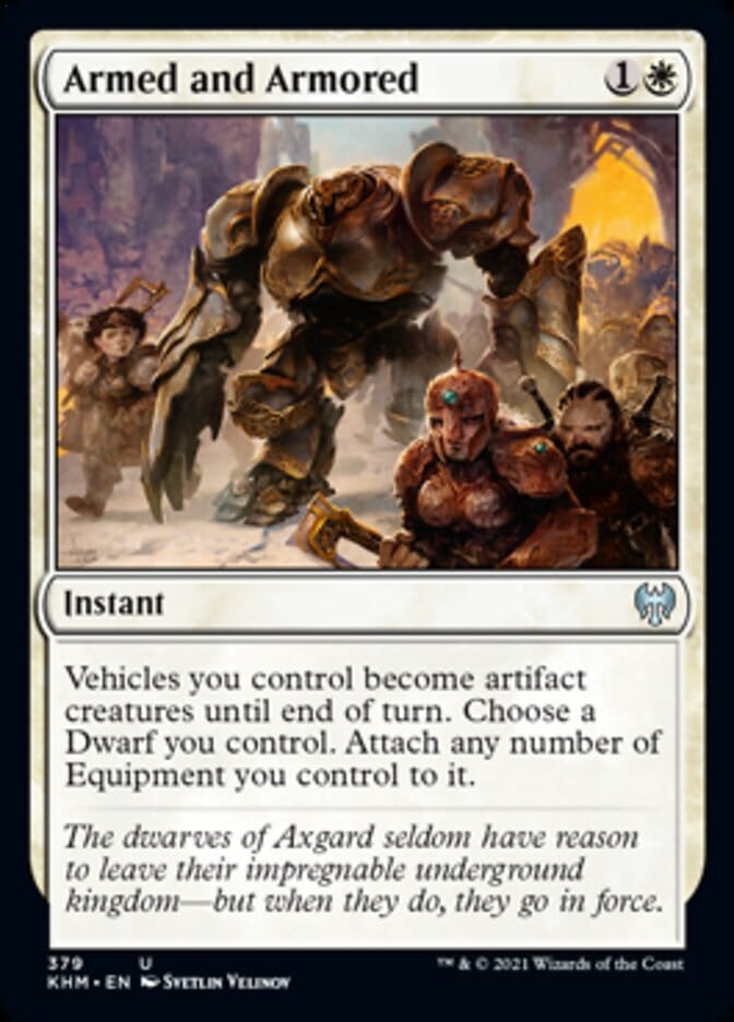 Armed and Armored [Kaldheim] MTG Single Magic: The Gathering  | Multizone: Comics And Games