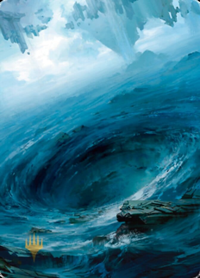 Island 3 Art Card (Gold-Stamped Signature) [Zendikar Rising Art Series] MTG Single Magic: The Gathering  | Multizone: Comics And Games