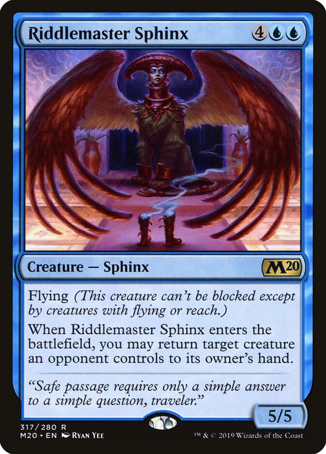 Riddlemaster Sphinx [Core Set 2020] MTG Single Magic: The Gathering  | Multizone: Comics And Games