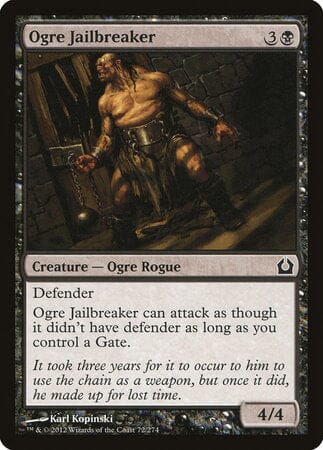 Ogre Jailbreaker [Return to Ravnica] MTG Single Magic: The Gathering  | Multizone: Comics And Games