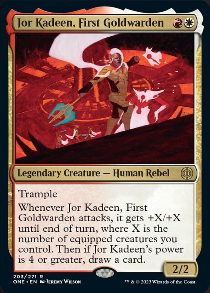 Jor Kadeen, First Goldwarden [Phyrexia: All Will Be One] MTG Single Magic: The Gathering  | Multizone: Comics And Games