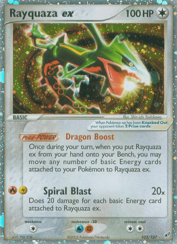 Rayquaza ex (102/107) [EX: Deoxys] Pokemon Single Pokémon  | Multizone: Comics And Games