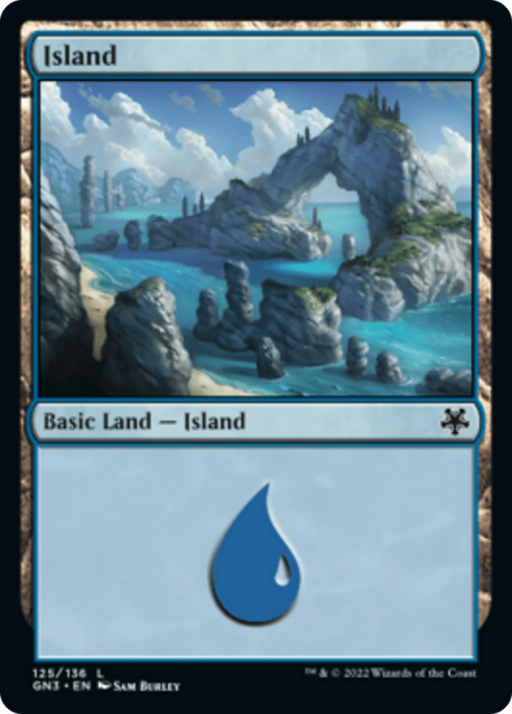 Island (125) [Game Night: Free-for-All] MTG Single Magic: The Gathering  | Multizone: Comics And Games