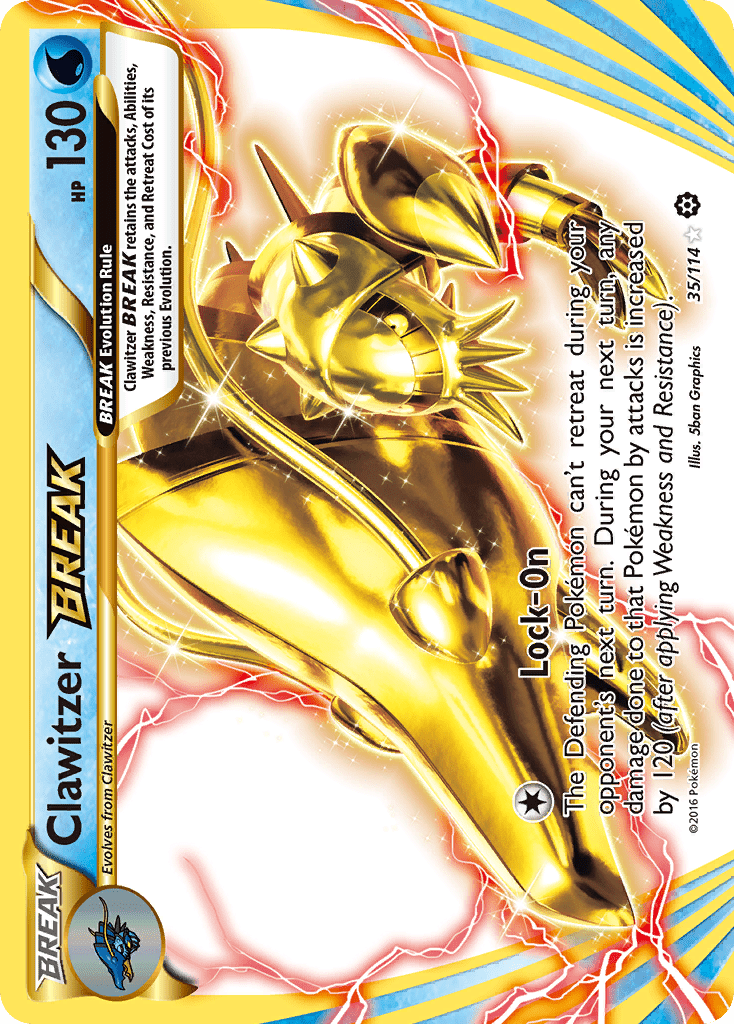 Clawitzer BREAK (35/114) [XY: Steam Siege] Pokemon Single Pokémon  | Multizone: Comics And Games