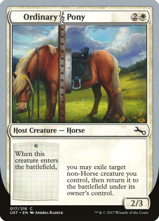 Ordinary Pony [Unstable] MTG Single Magic: The Gathering  | Multizone: Comics And Games