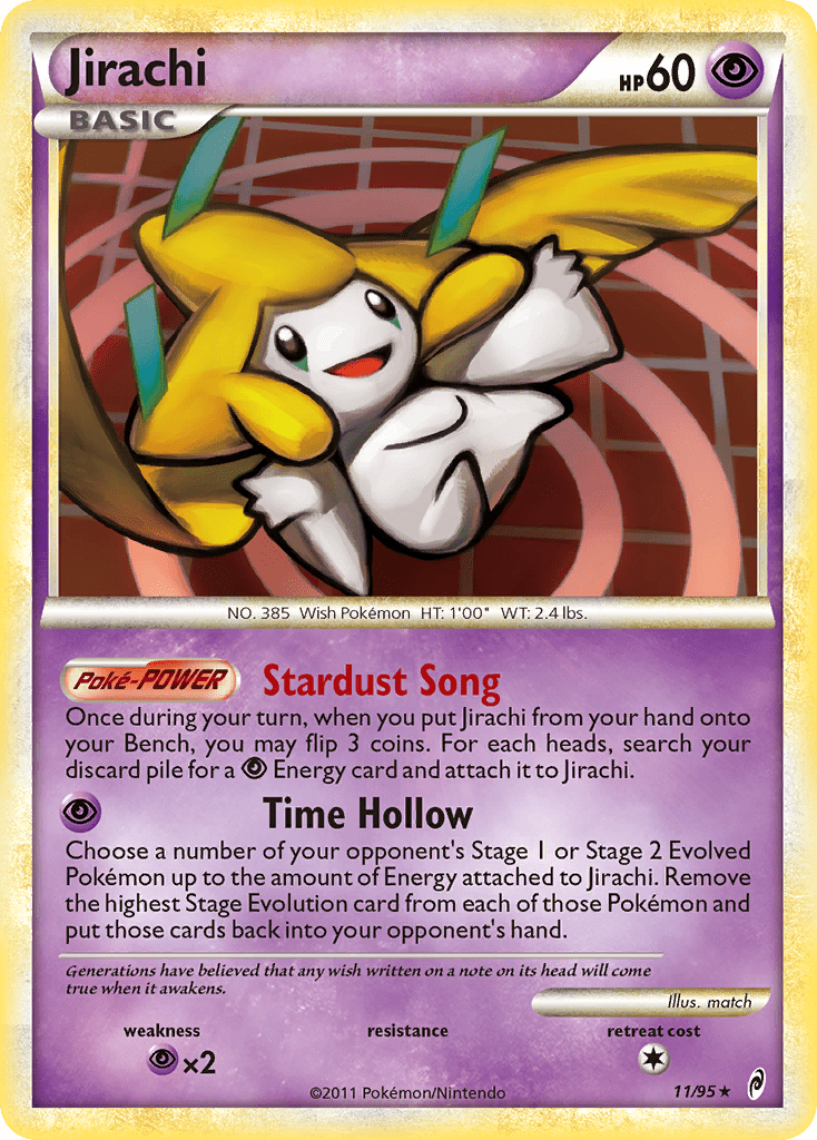 Jirachi (11/95) [HeartGold & SoulSilver: Call of Legends] Pokemon Single Pokémon  | Multizone: Comics And Games