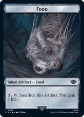 Food (11) // Human Soldier (01) Double-Sided Token [The Lord of the Rings: Tales of Middle-Earth Tokens] MTG Single Magic: The Gathering  | Multizone: Comics And Games