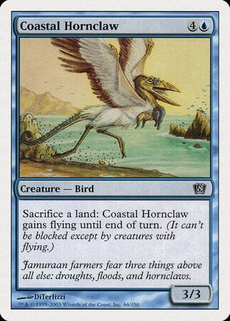 Coastal Hornclaw [Eighth Edition] MTG Single Magic: The Gathering  | Multizone: Comics And Games