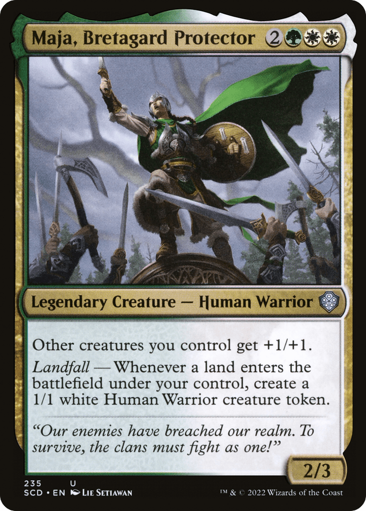 Maja, Bretagard Protector [Starter Commander Decks] MTG Single Magic: The Gathering  | Multizone: Comics And Games