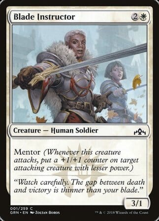 Blade Instructor [Guilds of Ravnica] MTG Single Magic: The Gathering  | Multizone: Comics And Games