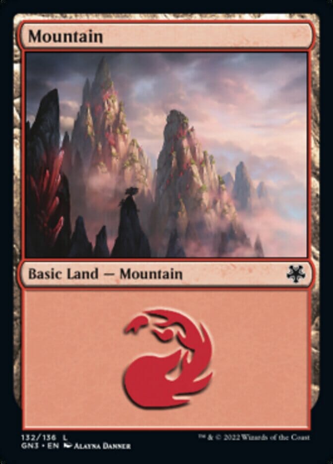 Mountain (132) [Game Night: Free-for-All] MTG Single Magic: The Gathering  | Multizone: Comics And Games