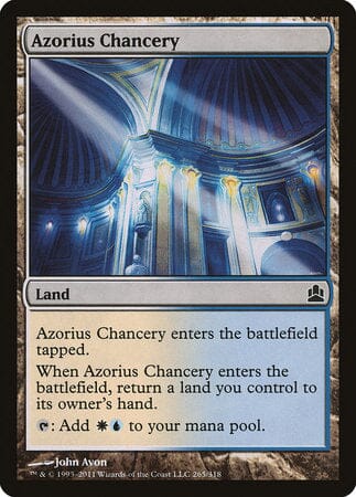 Azorius Chancery [Commander 2011] MTG Single Magic: The Gathering  | Multizone: Comics And Games