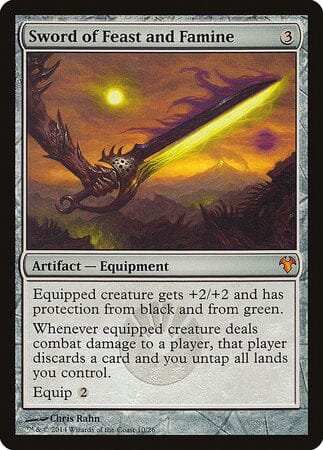 Sword of Feast and Famine [Modern Event Deck 2014] MTG Single Magic: The Gathering  | Multizone: Comics And Games