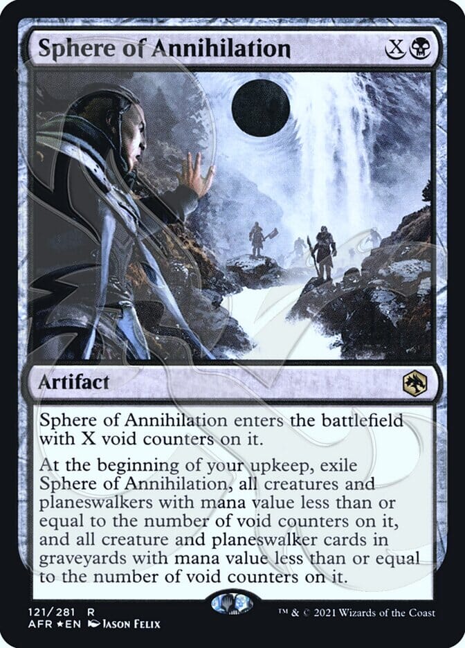 Sphere of Annihilation (Ampersand Promo) [Dungeons & Dragons: Adventures in the Forgotten Realms Promos] MTG Single Magic: The Gathering  | Multizone: Comics And Games