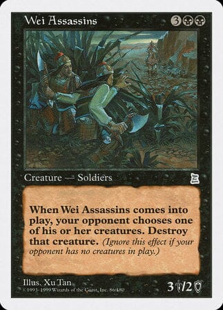 Wei Assassins [Portal Three Kingdoms] MTG Single Magic: The Gathering  | Multizone: Comics And Games