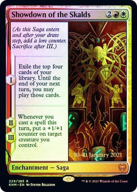 Showdown of the Skalds [Kaldheim Prerelease Promos] MTG Single Magic: The Gathering  | Multizone: Comics And Games