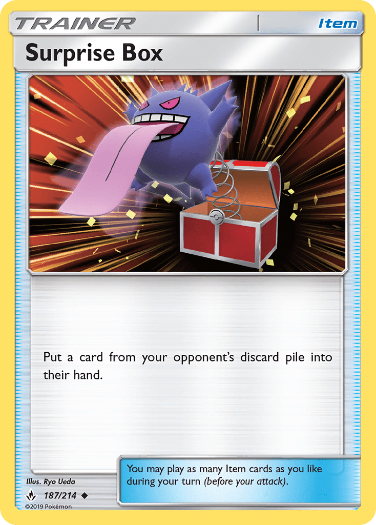 Surprise Box (187/214) [Sun & Moon: Unbroken Bonds] Pokemon Single Pokémon  | Multizone: Comics And Games