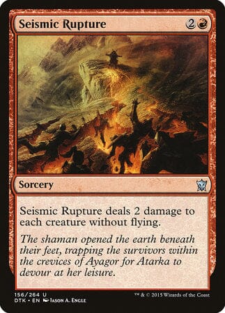 Seismic Rupture [Dragons of Tarkir] MTG Single Magic: The Gathering  | Multizone: Comics And Games