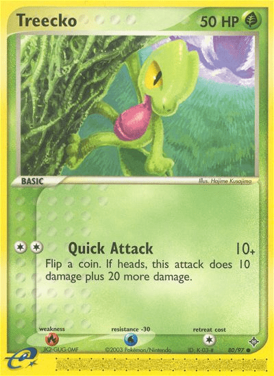 Treecko (80/97) [EX: Dragon] Pokemon Single Pokémon  | Multizone: Comics And Games